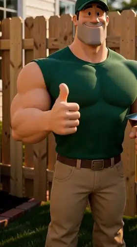 Big Jerry mascot giving a thumbs up